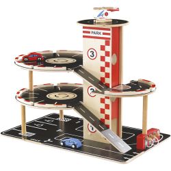 Trägarage i 3 våningar
