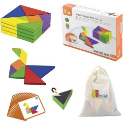 VIGA Magnetiskt Tangram-Spel