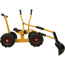 RABO grävmaskin. Traktorhjul