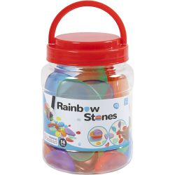 Transparenta regnbågsstenar