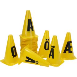 Käglor med bokstäver