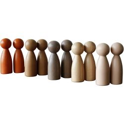 Peg People of the World – träfigurer