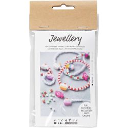 Mini DIY Kit Smycken, Elastiskt armband och ring, 1 förp.