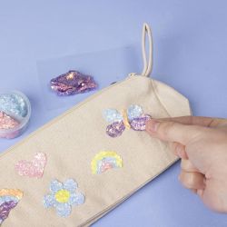 Mini DIY Kit Dekoration, Pennfodral, pastellf&auml;rger, 1 f&ouml;rp.