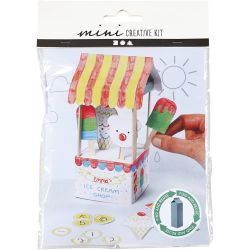 Mjölkkartong glasskiosk, 1 förp.