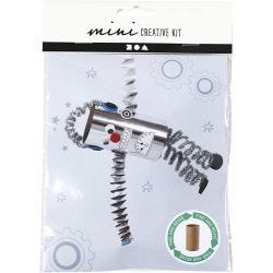 Mini DIY Kit, Toalettrulle robot, 1 förp.