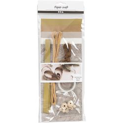 Kreativt set, pappersklippning, natur, 1 förp.
