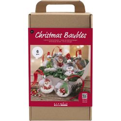 DIY Kit Julgranskulor, Pärlor, 1 förp.