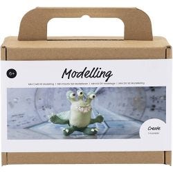 Mini DIY Kit Modellera, Monster Lulu, ljusgrön, mörkgrön, 1 förp.