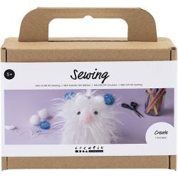 Mini DIY Kit Sömnad, Monster, mixade färger, 1 förp.