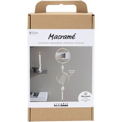DIY Kit Makramé, Mobil, grå, off white, 1 förp.