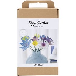 DIY Kit Blommor av Äggkartong