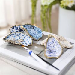 DIY Kit Decoupage, Ostronskal, bl&aring;, 1 f&ouml;rp.