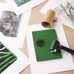 Grupp DIY Kit Geltryck, F&auml;rgstarka tryck, 1 f&ouml;rp.