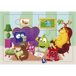 Babblarna Träpussel