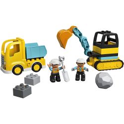 LEGO® DUPLO® Lastbil och Grävskopa