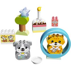 LEGO® DUPLO® Min Första Hundvalp &amp; Kattunge med ljud