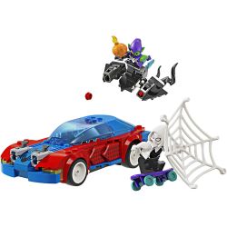 LEGO® Marvel Spider-Mans racerbil &amp; Venom Green Goblin