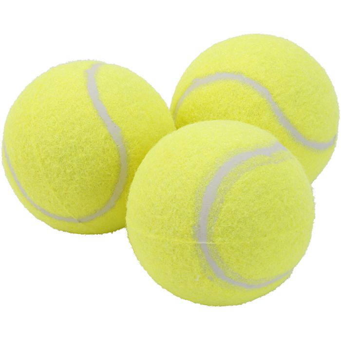 Tennisbollar, gul, 3 st./ 1 förp.