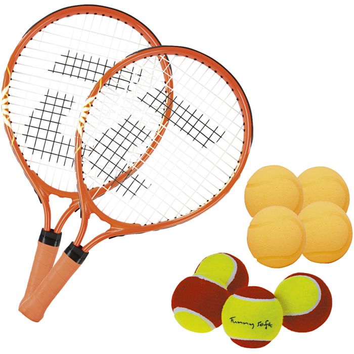 Barntennis-set, 10 delar/ 1 set