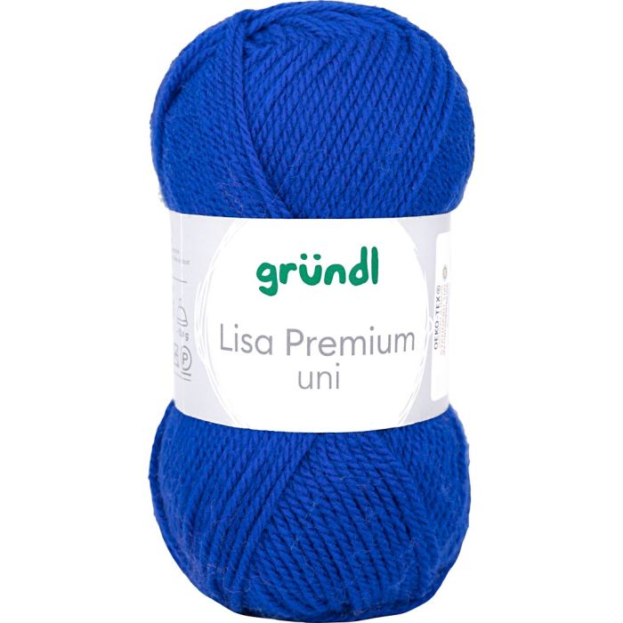 Akrylgarn, sticka 3-3,5, blå, 50 g/ 1 nystan