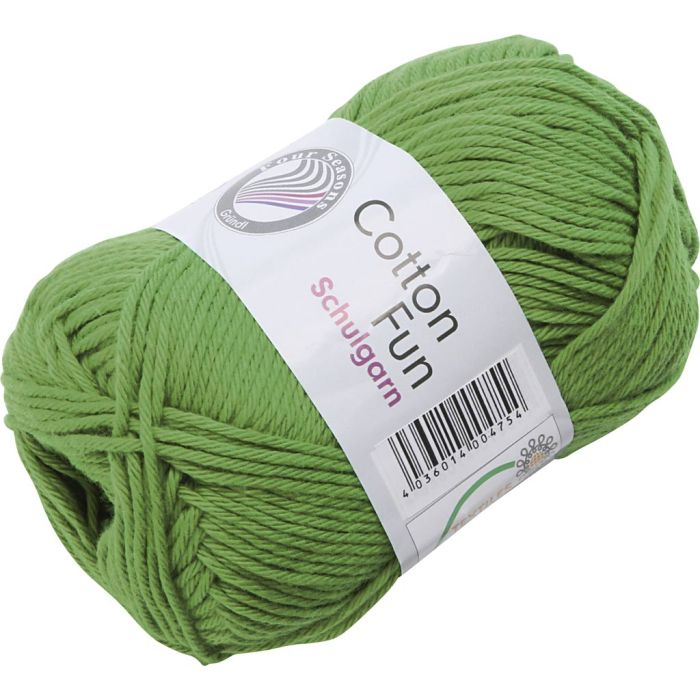Akrylgarn, sticka 3-3,5, maigrön, 50 g/ 1 nystan