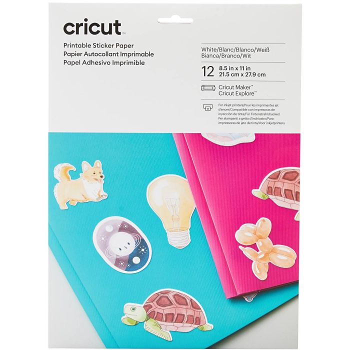 Cricut utskriftbara klistermärken, 12 st./ 1 förp.