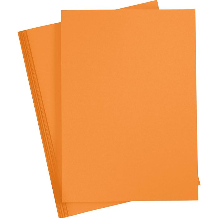 Kartongpapper, A3, 180 g, orange, 25 ark/ 1 förp.