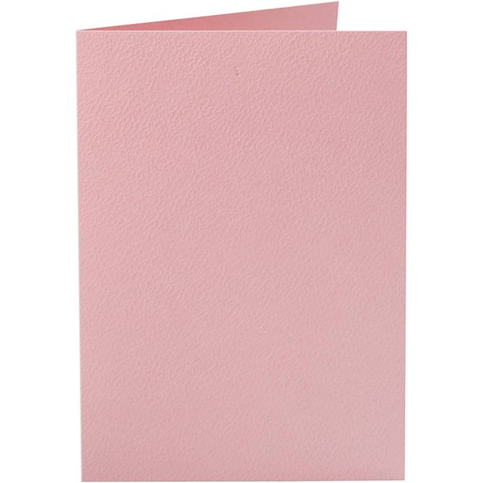 Kort, kortstl. 10,5x15 cm, 220 g, rosa, 10 st./ 1 förp.