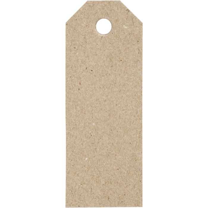 Manillamärken, stl. 3x8 cm, 220 g, natur, 20 st./ 1 förp.