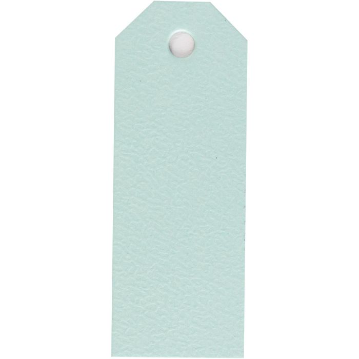 Manillamärken, stl. 3x8 cm, 220 g, ljusblå, 20 st./ 1 förp.