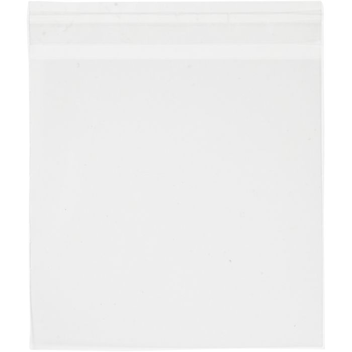 Cellofanpåsar, H: 14 cm, B: 14,2 cm, tjocklek 30 my, 50 st./ 1 förp.