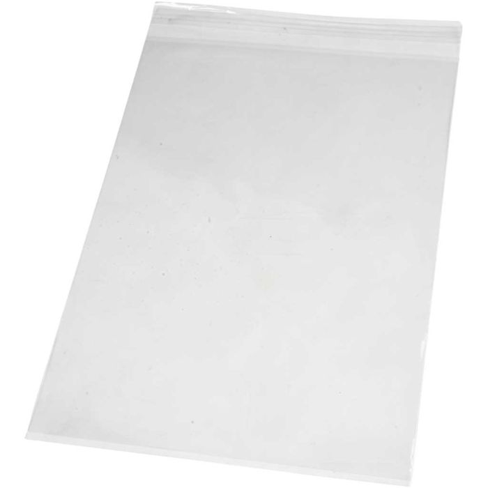 Cellofanpåsar, H: 31,2 cm, B: 22,5 cm, tjocklek 25 my, 200 st./ 1 förp.