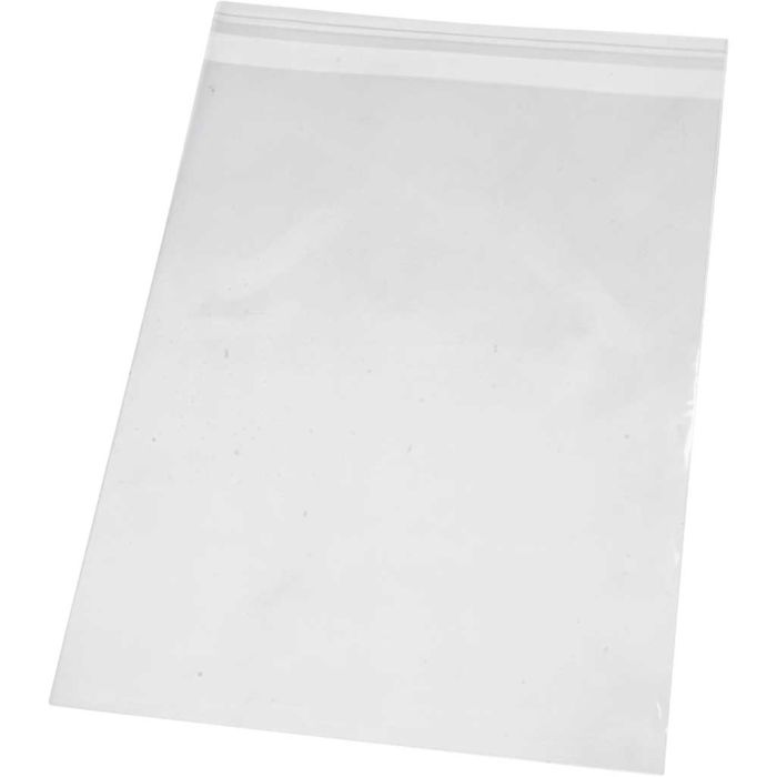 Cellofanpåsar, H: 25,3 cm, B: 18 cm, tjocklek 25 my, 20 st./ 1 förp.
