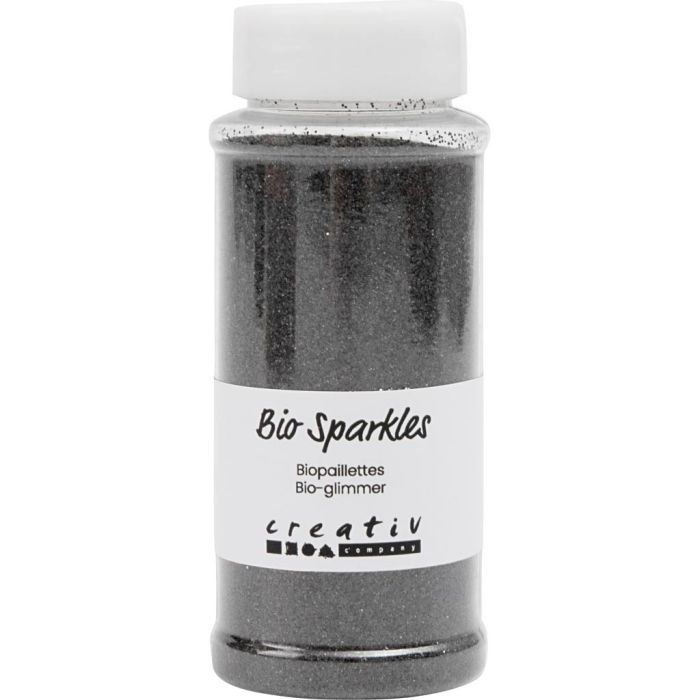 Bio-glimmer, svart, 140 ml, 97 g/ 1 burk