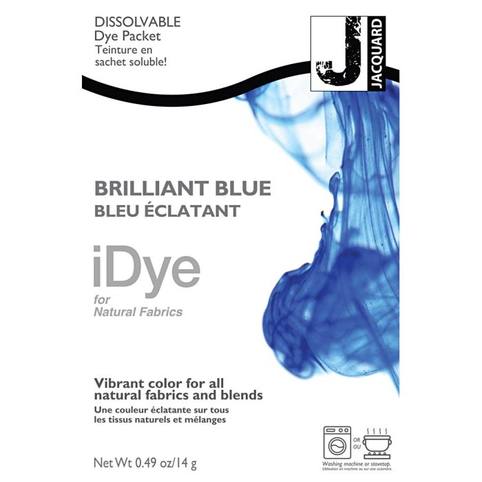 iDye för naturliga tyger, briljantblå, 14 g/ 1 förp.