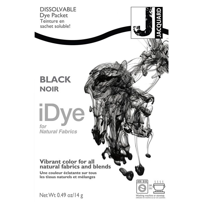 iDye för naturliga tyger, svart, 14 g/ 1 förp.