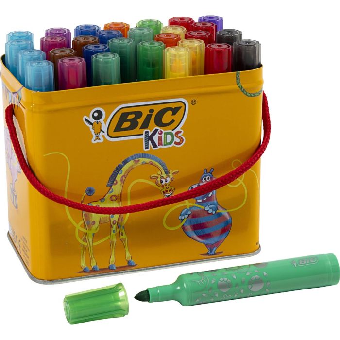 BIC Decoralo Jumbotusch, spets 4 mm, mixade färger, 30 st./ 1 burk