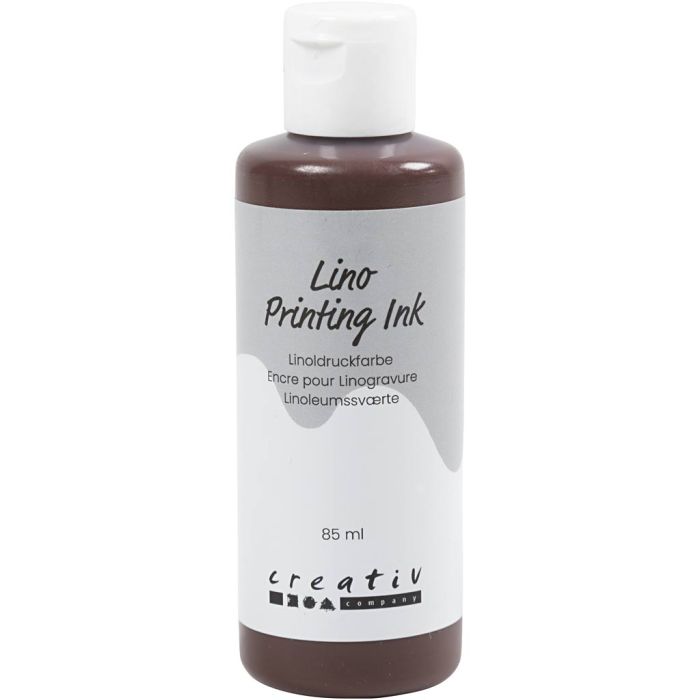 Linoleumfärg, brun, 85 ml/ 1 flaska