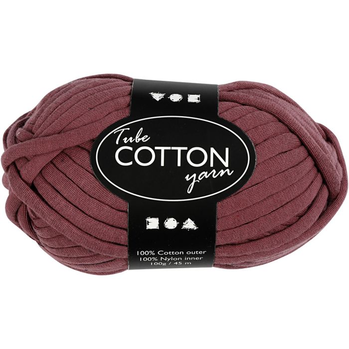 Tubgarn, L: 45 m, sticka 10-12, lila, 100 g/ 1 nystan