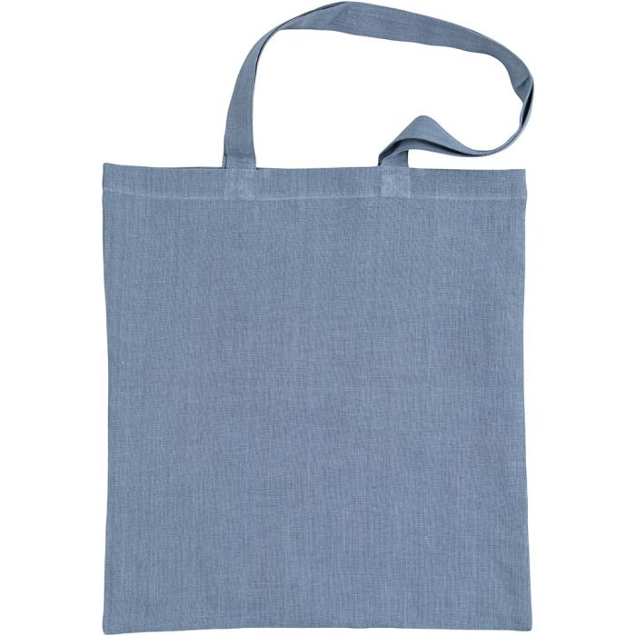 Tote bag, stl. 38x42 cm, 185 g, duvblå, 1 förp.