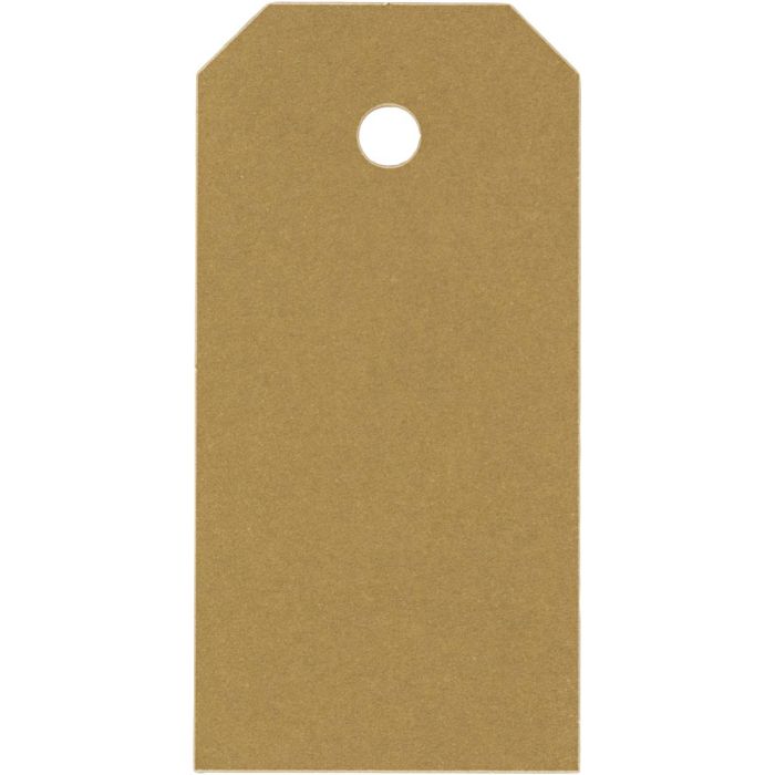 Manillamärken, stl. 4x8 cm, 250 g, guld, 1000 st./ 1 förp.