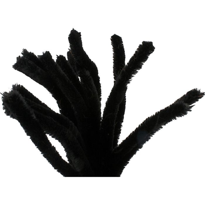 Piprensare, L: 30 cm, tjocklek 15 mm, svart, 15 st./ 1 förp.