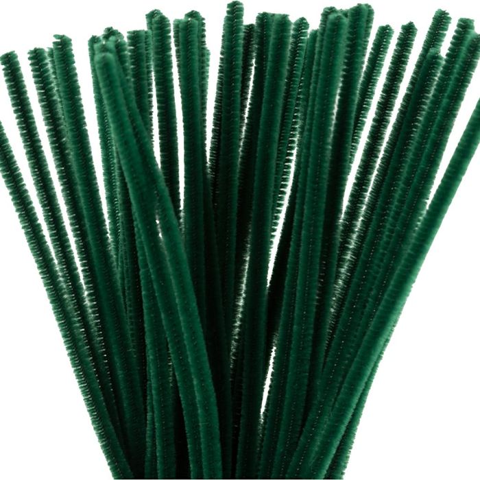 Piprensare, L: 30 cm, tjocklek 6 mm, mörkgrön, 50 st./ 1 förp.