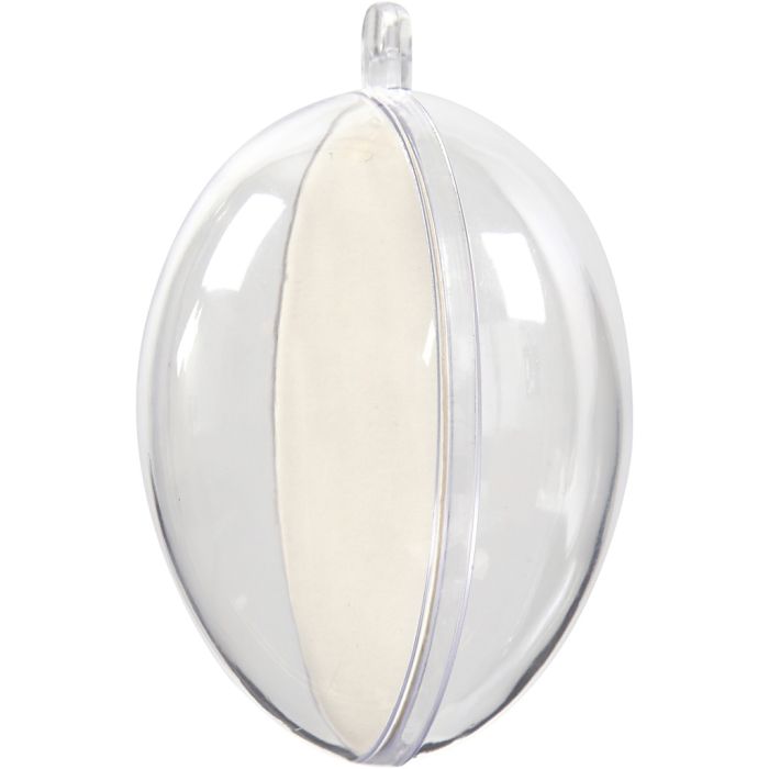 Deko-ägg, H: 6,3 cm, 5 set/ 1 förp.