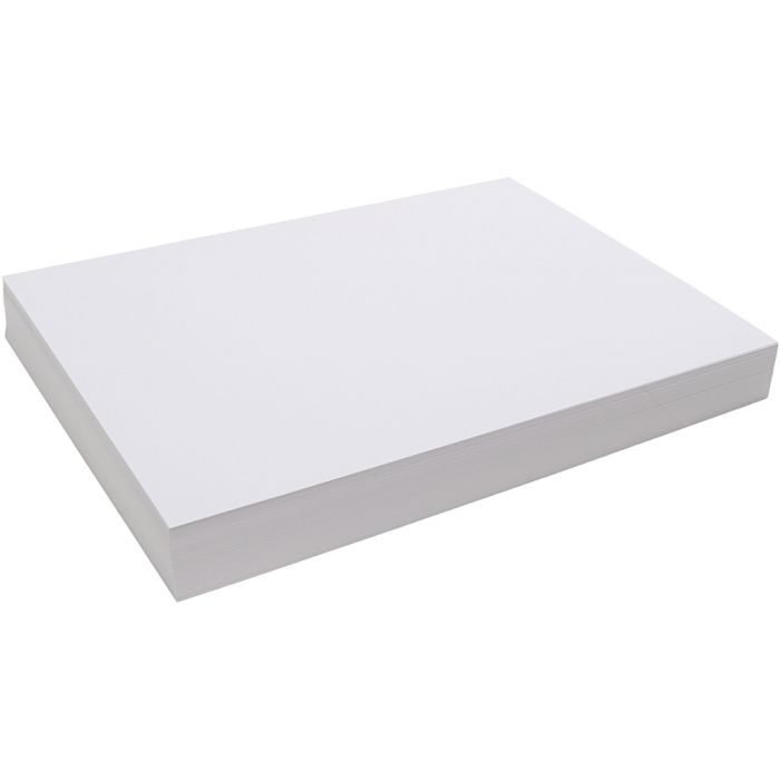 Kartongpapper, A3, ark 297x420 mm, 180 g, vit, 20 ark/ 1 förp.