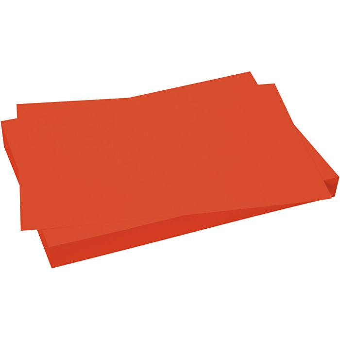 Kartongpapper, A3, ark 297x420 mm, 180 g, mörkröd, 20 ark/ 1 förp.