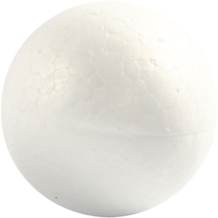 Kulor, Dia. 5 cm, vit, 5 st./ 1 förp.