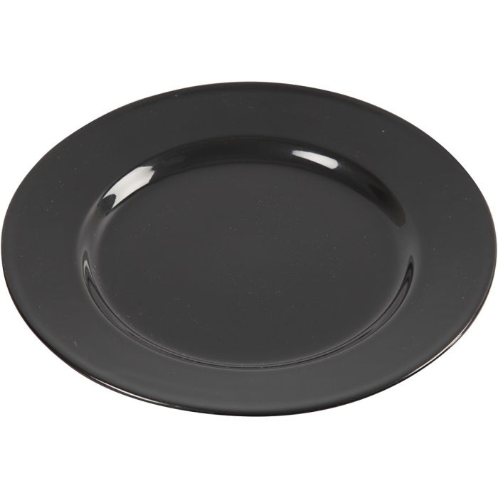 Assiett, Dia. 19 cm, svart, 6 st./ 1 förp.