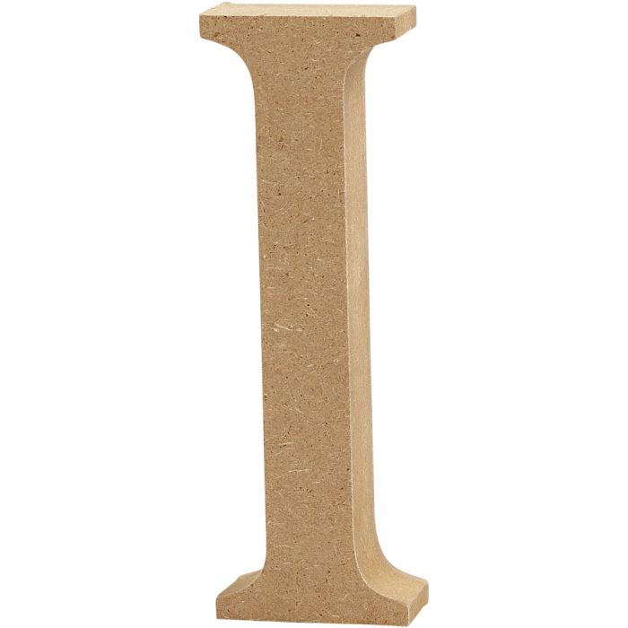 Bokstav, I, H: 13 cm, tjocklek 2 cm, 1 st.